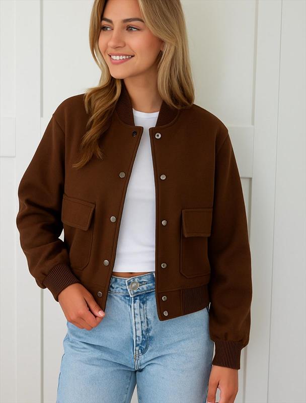 Damen Freizeit-Bomberjacke