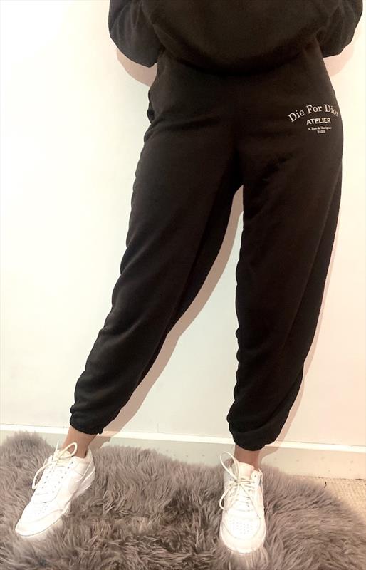 Die For Pants Black Beige